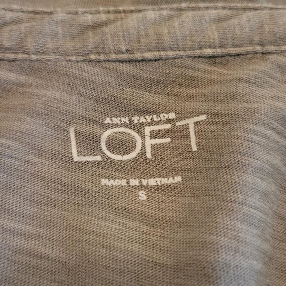 LOFT Olive Green Tunic with Roll Up Sleeves - Picture 7 of 10